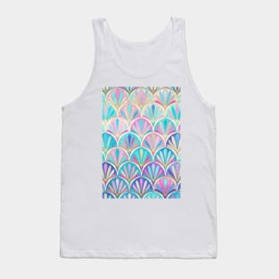 Glamorous Twenties Art Deco Pastel Pattern Tank Top